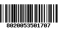 Código de Barras 8020053501707