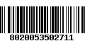 Código de Barras 8020053502711