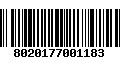 Código de Barras 8020177001183