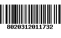 Código de Barras 8020312011732