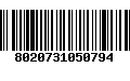 Código de Barras 8020731050794