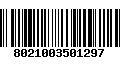 Código de Barras 8021003501297