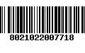 Código de Barras 8021022007718