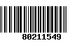 Código de Barras 80211549