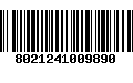 Código de Barras 8021241009890