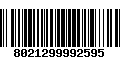 Código de Barras 8021299992595