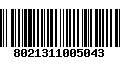 Código de Barras 8021311005043