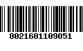 Código de Barras 8021681109051