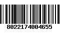 Código de Barras 8022174004655