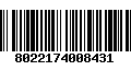 Código de Barras 8022174008431