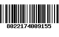 Código de Barras 8022174009155