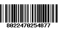 Código de Barras 8022470254877