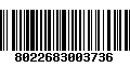 Código de Barras 8022683003736