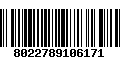 Código de Barras 8022789106171