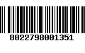 Código de Barras 8022798001351