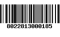 Código de Barras 8022813000185