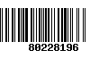 Código de Barras 80228196