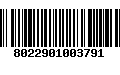 Código de Barras 8022901003791