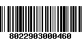 Código de Barras 8022903000460