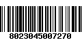 Código de Barras 8023045007270