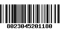 Código de Barras 8023045201180