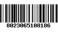 Código de Barras 8023065108186