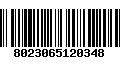 Código de Barras 8023065120348