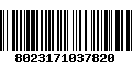 Código de Barras 8023171037820