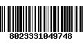 Código de Barras 8023331049748