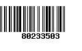 Código de Barras 80233503