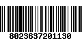 Código de Barras 8023637201130