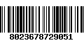 Código de Barras 8023678729051