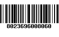 Código de Barras 8023696008060