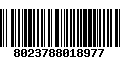 Código de Barras 8023788018977