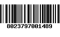 Código de Barras 8023797001489