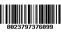 Código de Barras 8023797376099