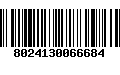 Código de Barras 8024130066684