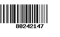 Código de Barras 80242147