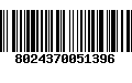 Código de Barras 8024370051396