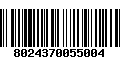 Código de Barras 8024370055004