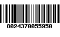 Código de Barras 8024370055950
