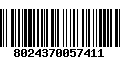 Código de Barras 8024370057411