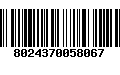 Código de Barras 8024370058067