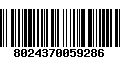 Código de Barras 8024370059286