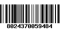 Código de Barras 8024370059484