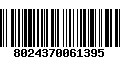 Código de Barras 8024370061395