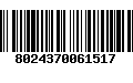 Código de Barras 8024370061517