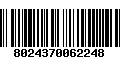 Código de Barras 8024370062248