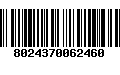 Código de Barras 8024370062460