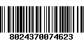 Código de Barras 8024370074623